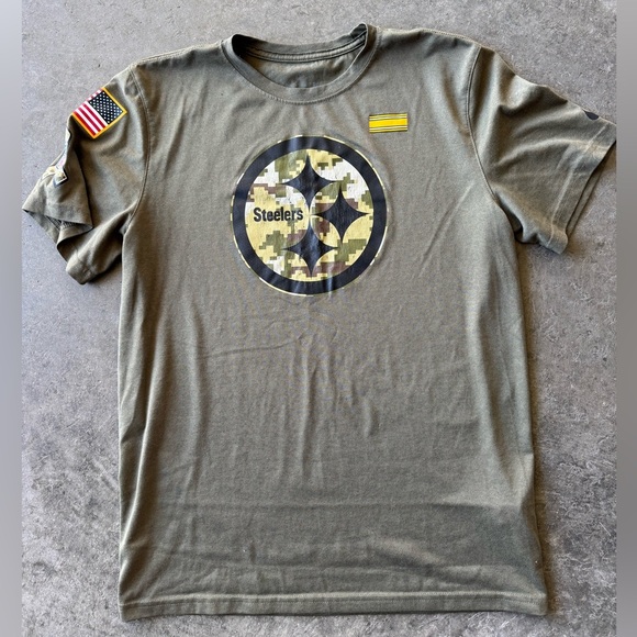 MENS NIKE STEELERS SHIRT SZ MEDIUM - Picture 1 of 4